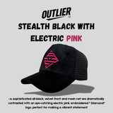 Stealth Black with Electric Pink